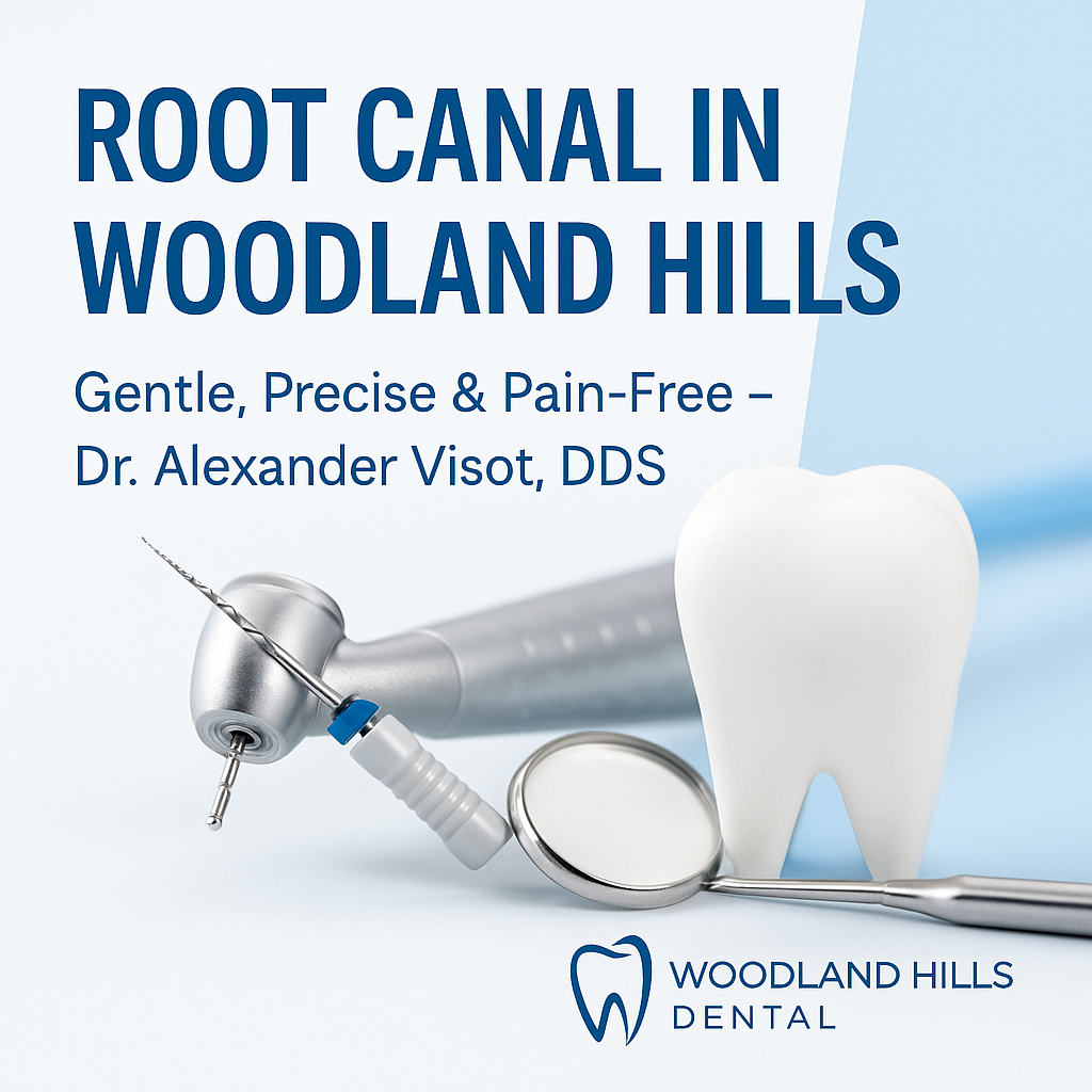 Root canal therapy at Woodland Hills Dental